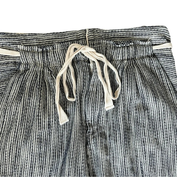 Free People Navy/Ivory High Rise Pant, Size 8 - Picture 5 of 7